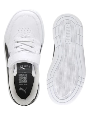 Tenis Puma infantil Court Classic Clean