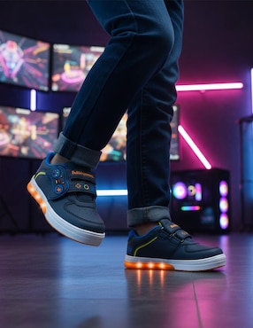 Tenis con luz Bubble Gummers para niño Gamer