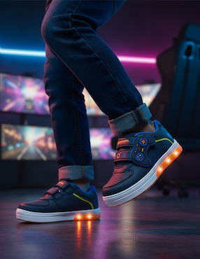 Tenis con luz Bubble Gummers para niño Gamer