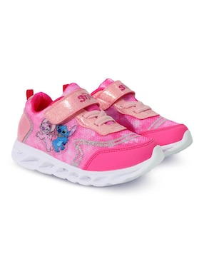 Tenis con luz LED Tropicana Licencia para niña Stitch y Ángel