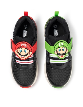 Tenis Ground Up para niño Mario y Luigi