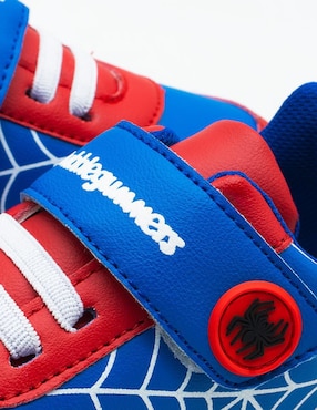 Tenis Bubble Gummers para niño Flex Steps Spider-Man
