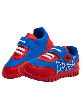 Tenis Bubble Gummers para niño Flex Steps Spider-Man