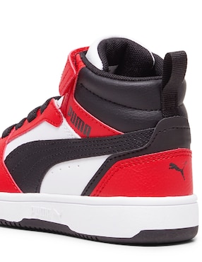 Tenis Puma para niño Rebound V6 Mid Ac Ps
