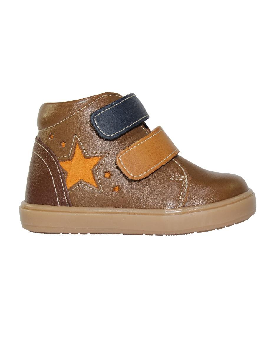 Bota de piel para bebé niño 3