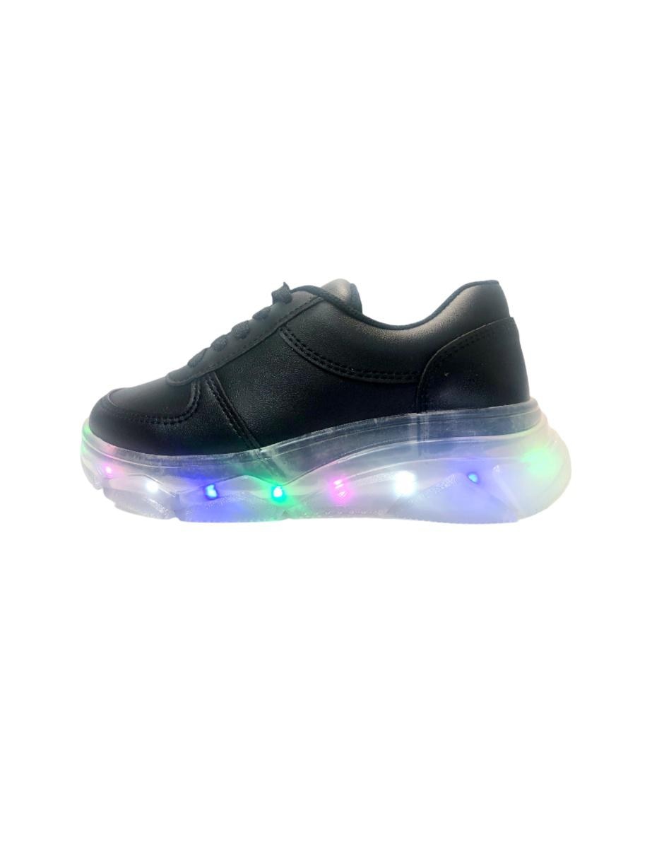 Tenis Luka Mon con luz LED para niño LM Dino Azul 2