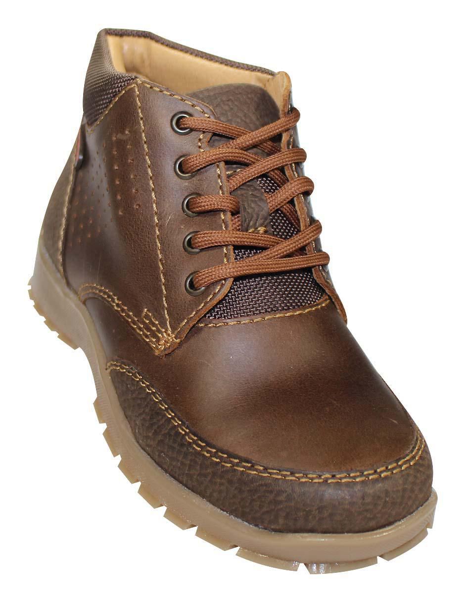Bota de piel para niño