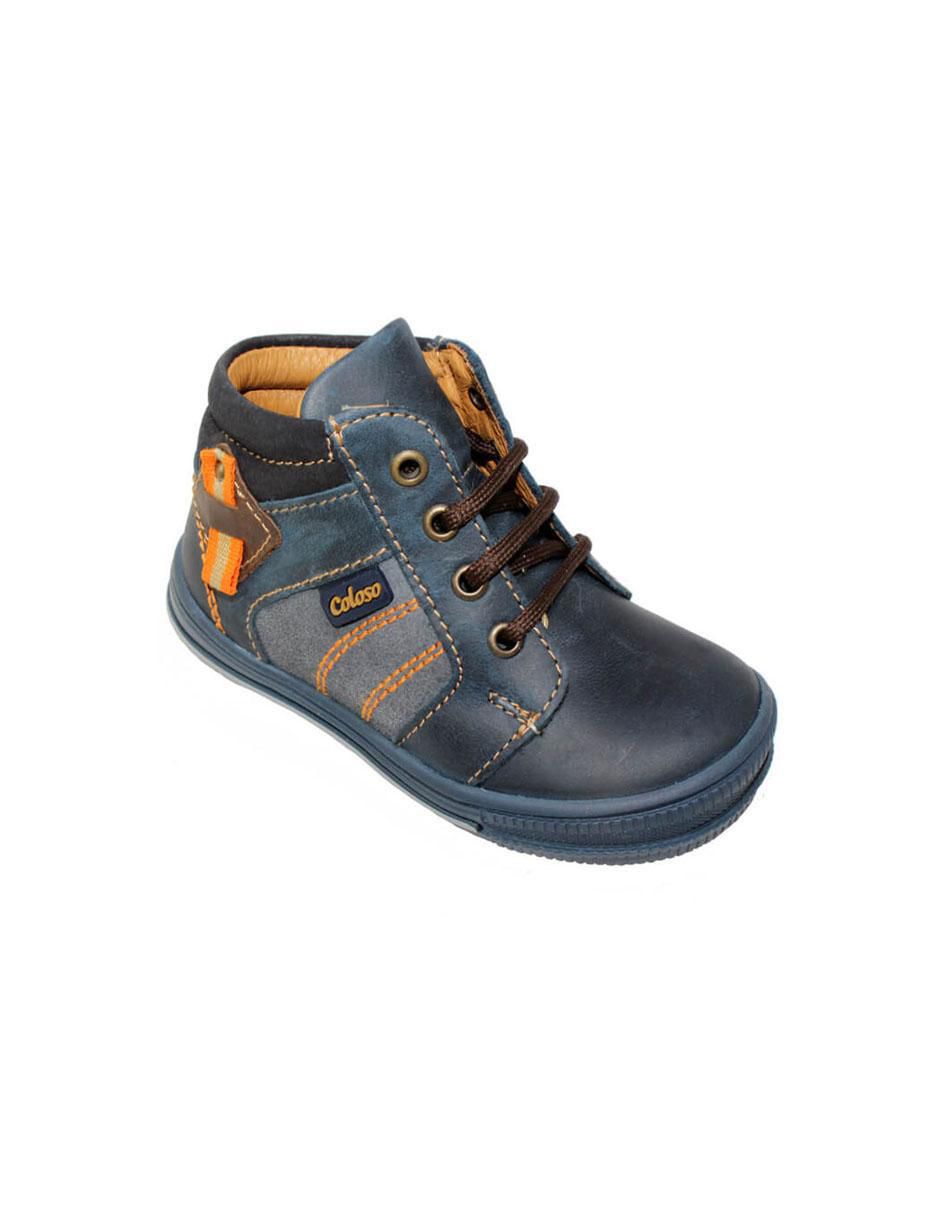 Bota de piel para niño