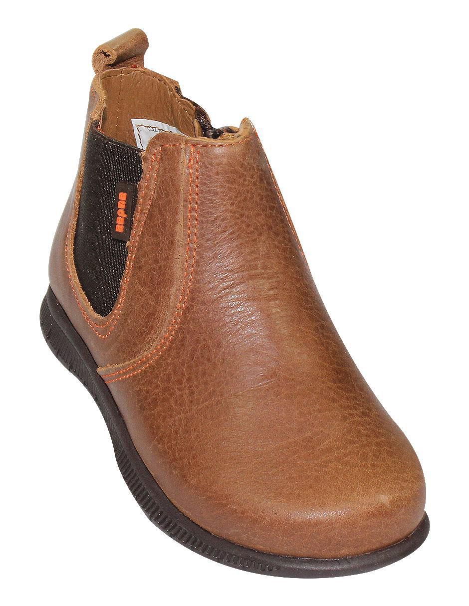 Bota de piel para niño
