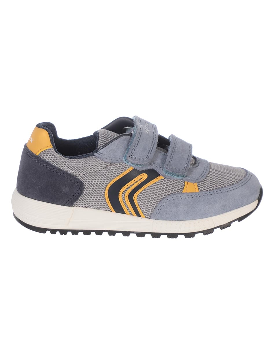 TENIS GEOX J159EA LISO AG, 18 CM, GRIS