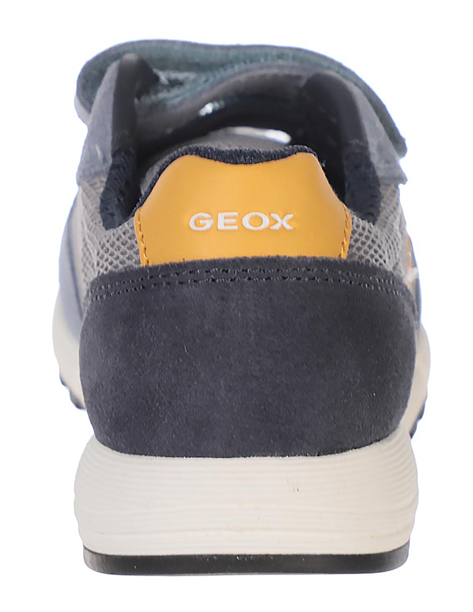 TENIS GEOX J159EA LISO AG, 18 CM, GRIS