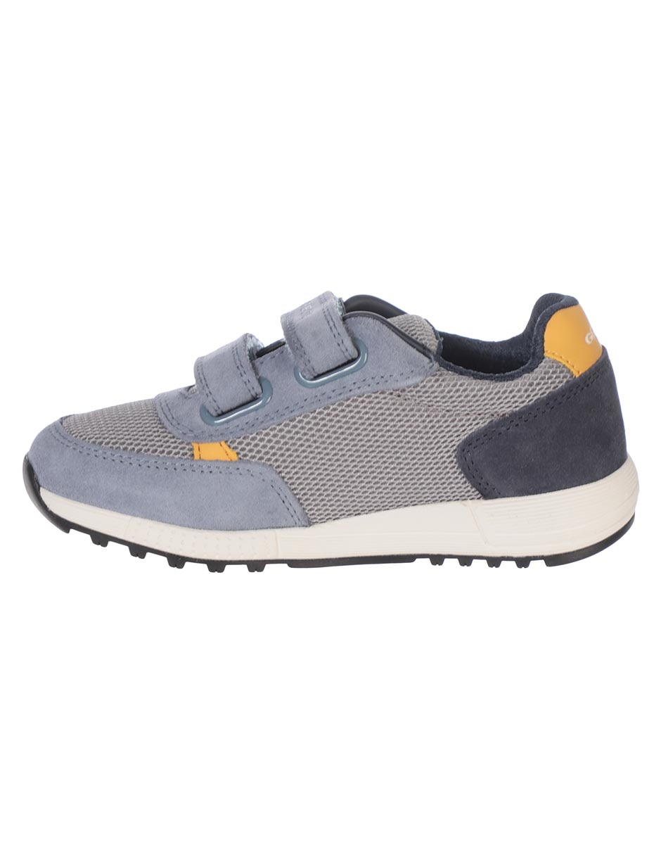 TENIS GEOX J159EA LISO AG, 18 CM, GRIS