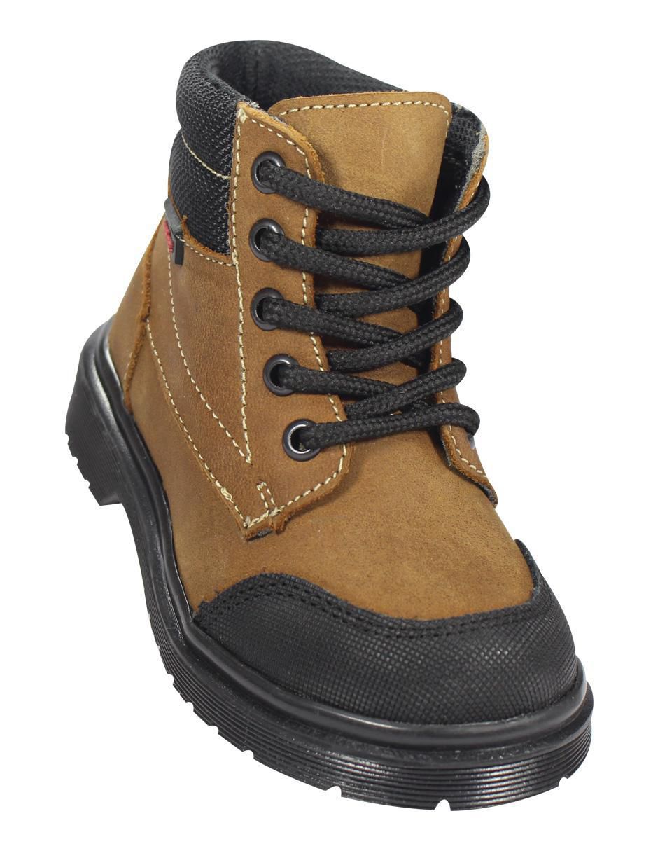 Bota de piel para niño