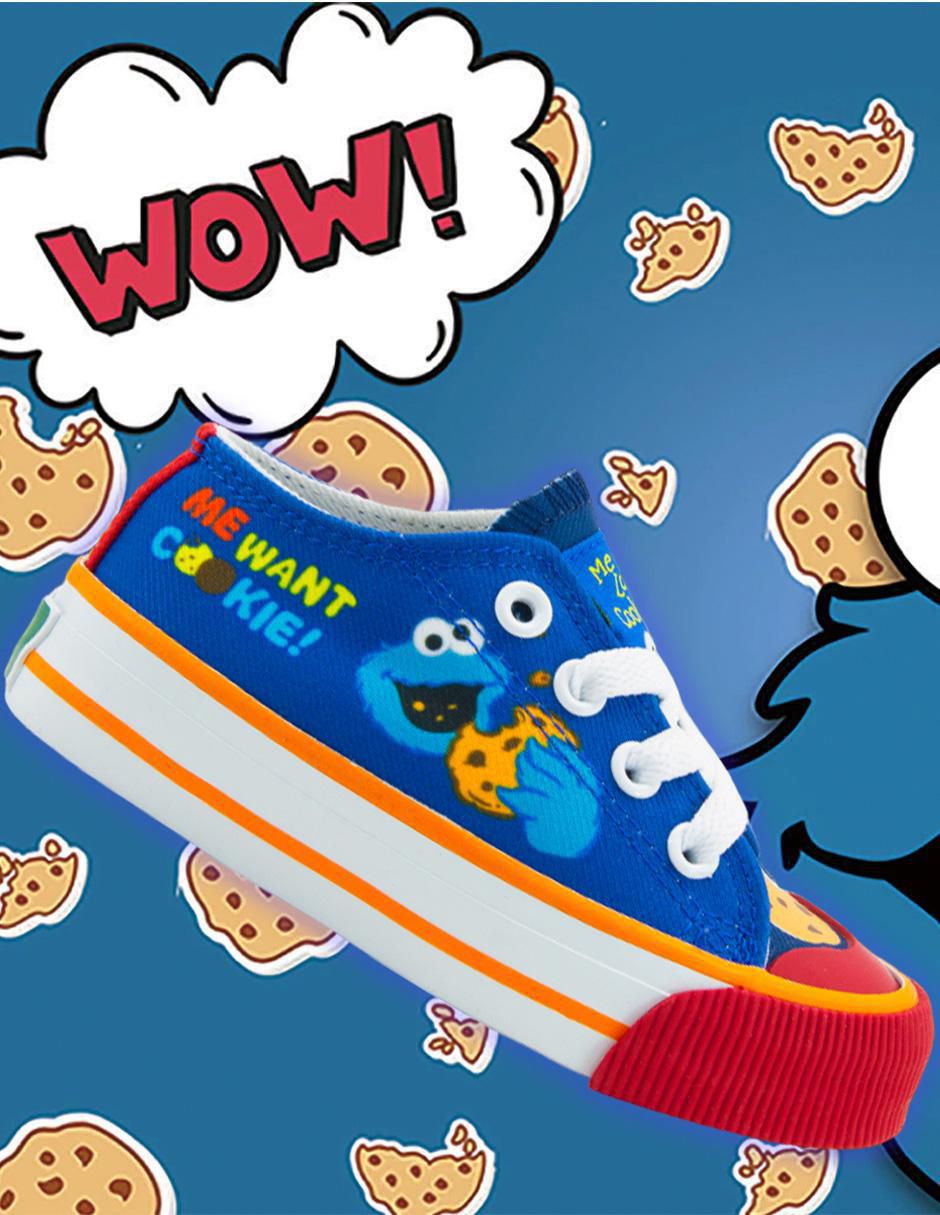 Tenis para niño Plaza Sésamo Come Galletas 2