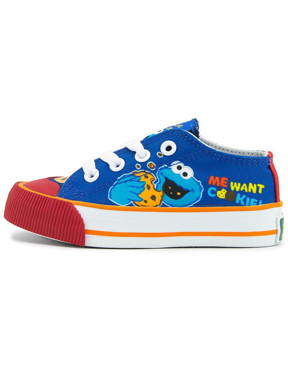 Tenis para niño Plaza Sésamo Come Galletas 5