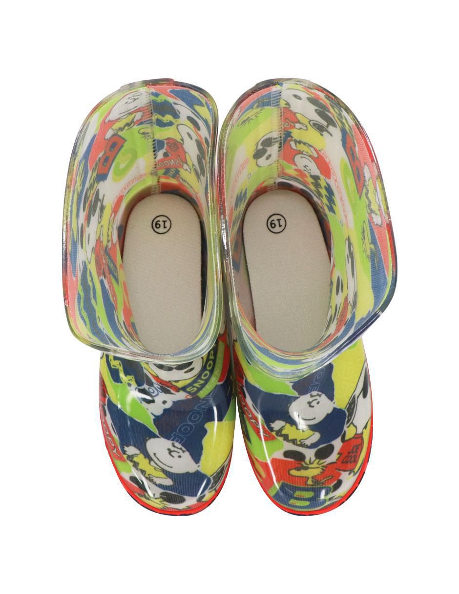 Bota de lluvia Snoopy para niño 3
