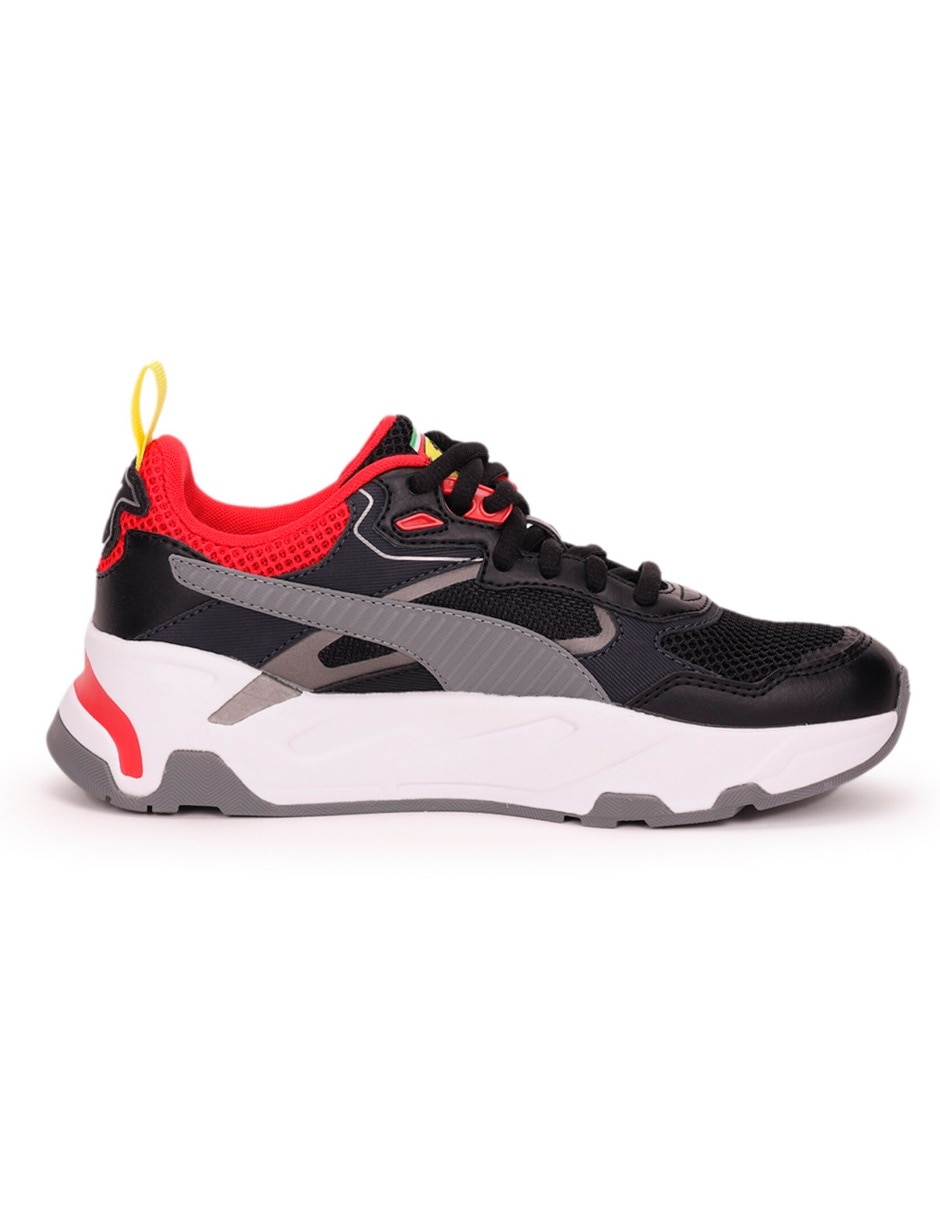 Tenis Puma Motorsport para nino Ferrari Trinity Jr Talla 24 cm Negro