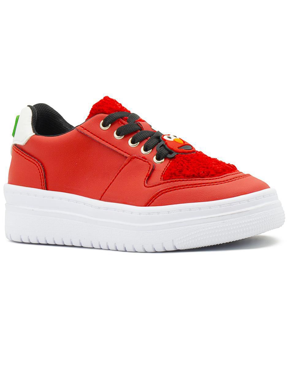 Tenis para niño Plaza Sésamo Elmo Tenis para niño Plaza Sésamo Elmo