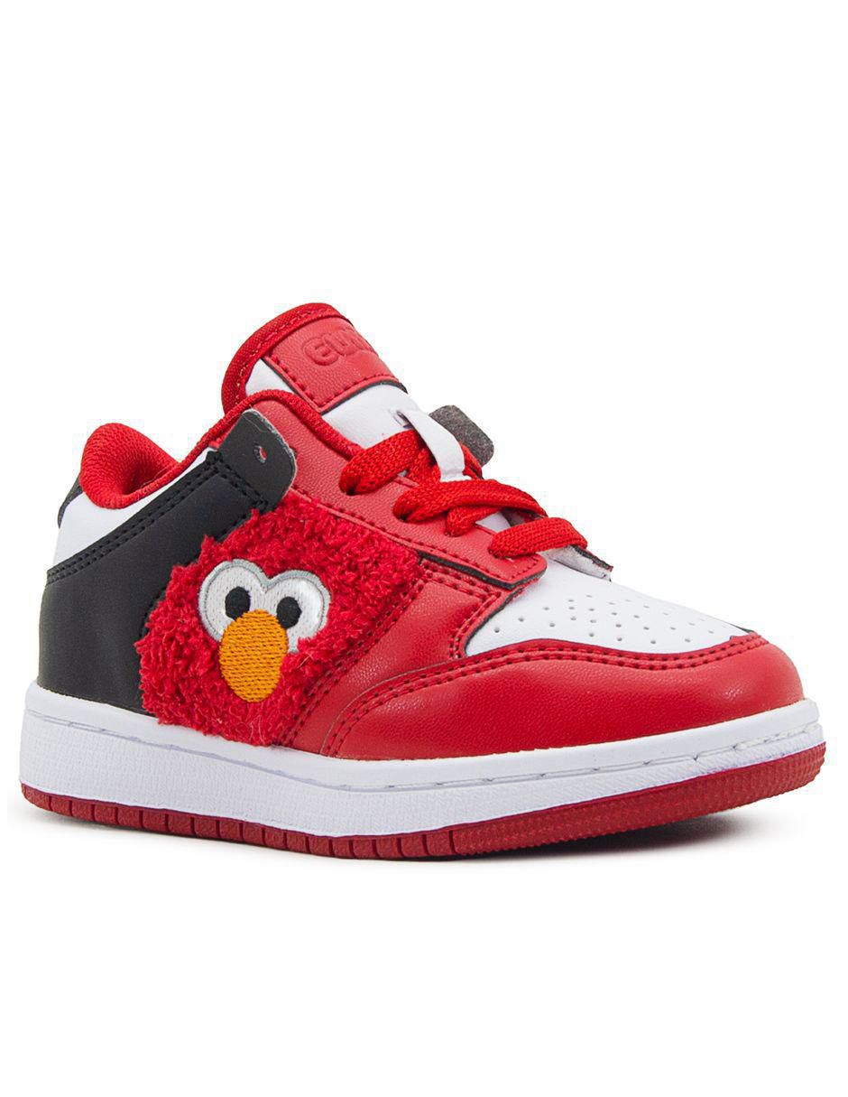 Tenis para niño Plaza Sésamo Elmo Tenis para niño Plaza Sésamo Elmo
