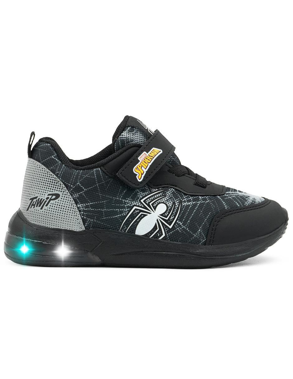 Tenis luz led para niño Marvel Spider-Man 5