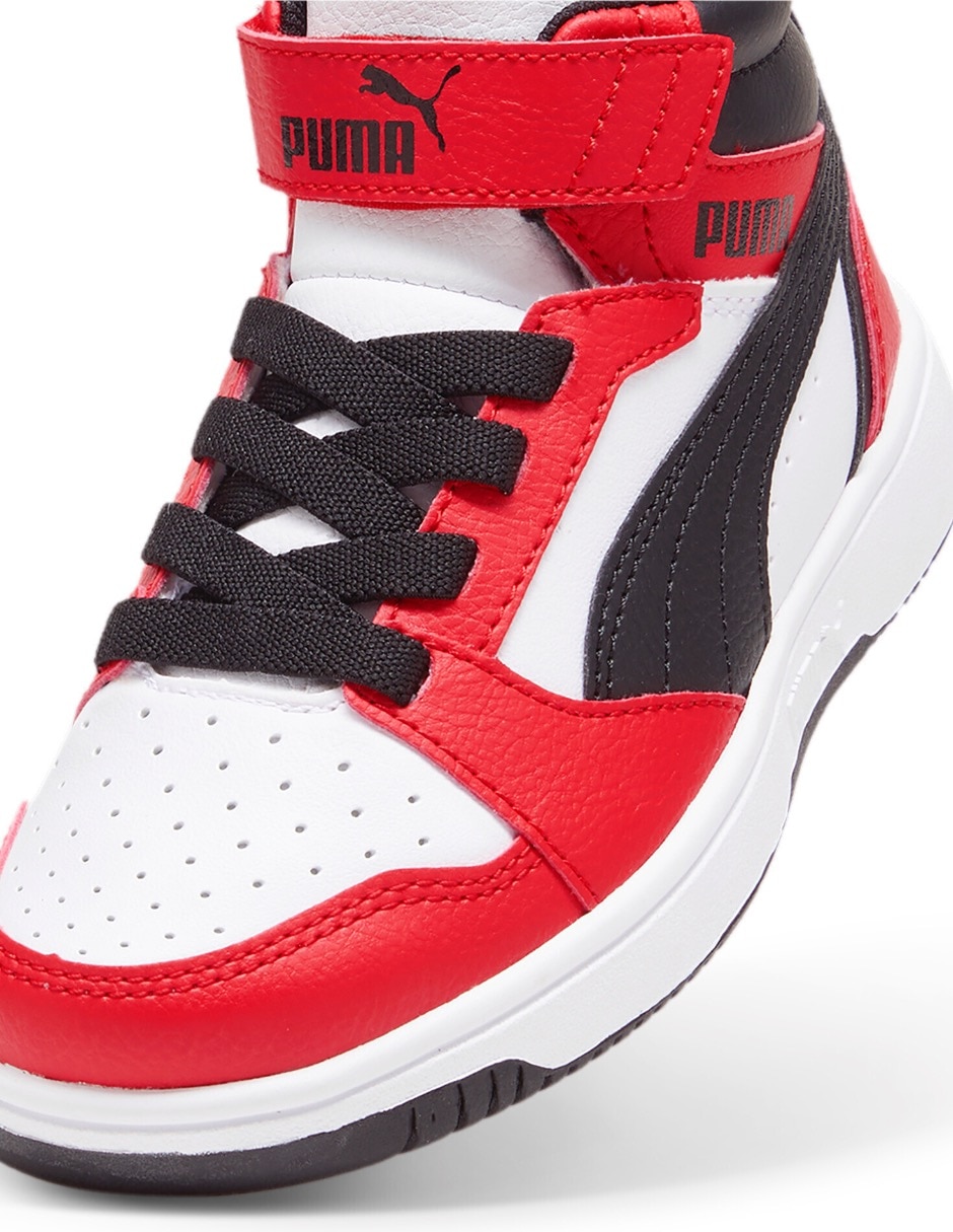 Tenis para niño Rebound V6 Mid Ac Ps 5