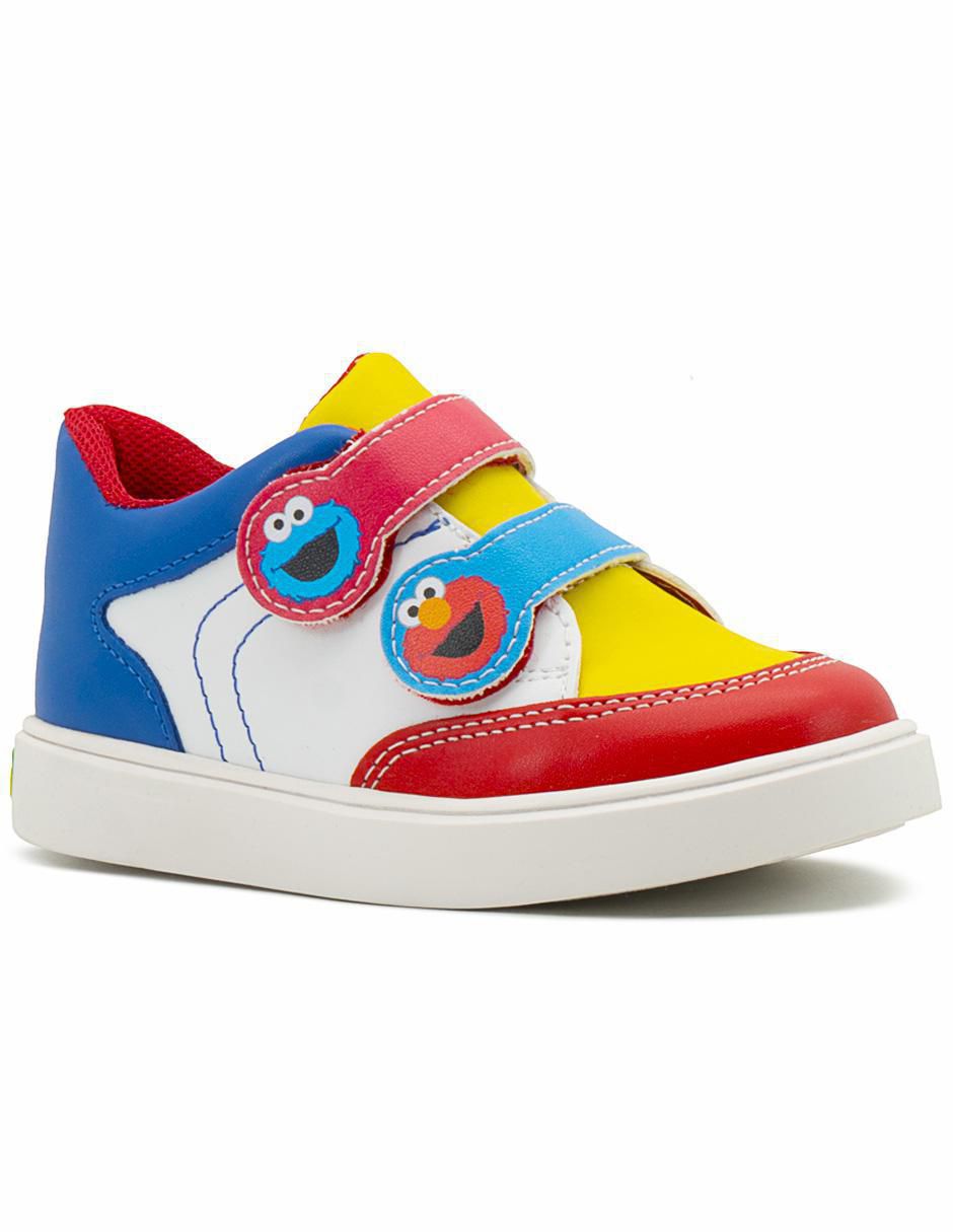 Tenis para niño Plaza Sésamo Elmo Tenis para niño Plaza Sésamo Elmo