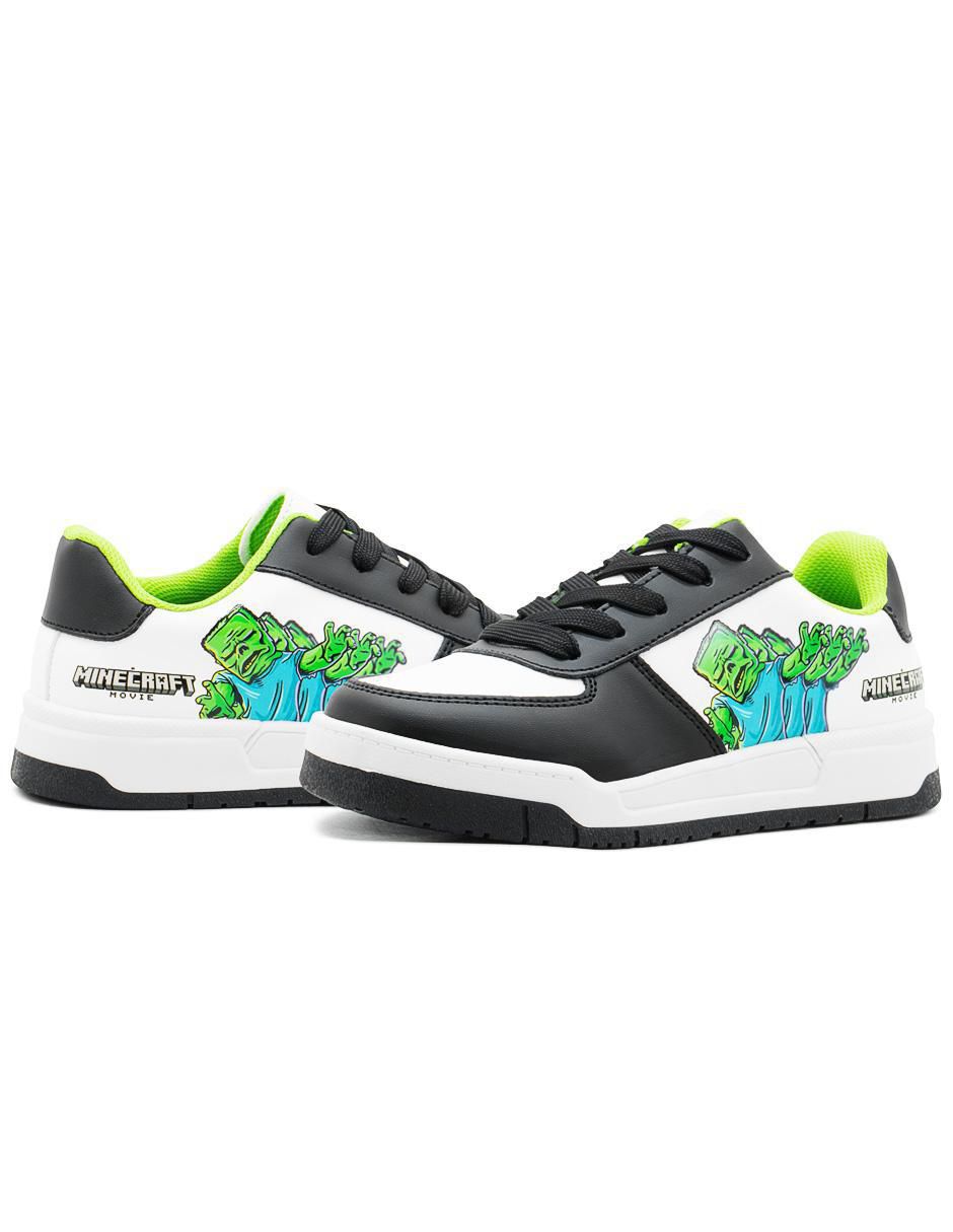 Tenis para niño Minecraft Zombie 4