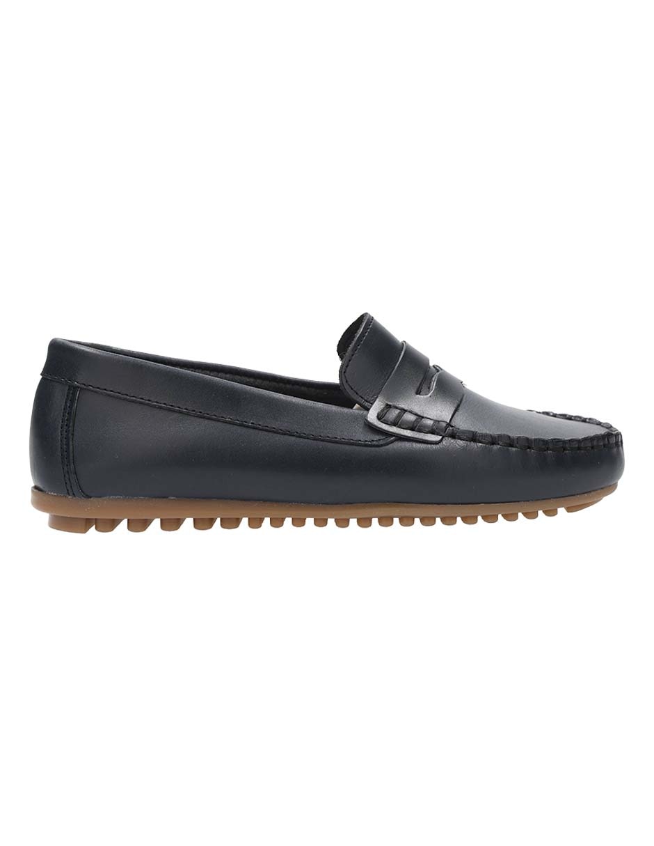 Zapato Pisamonas de piel para niño