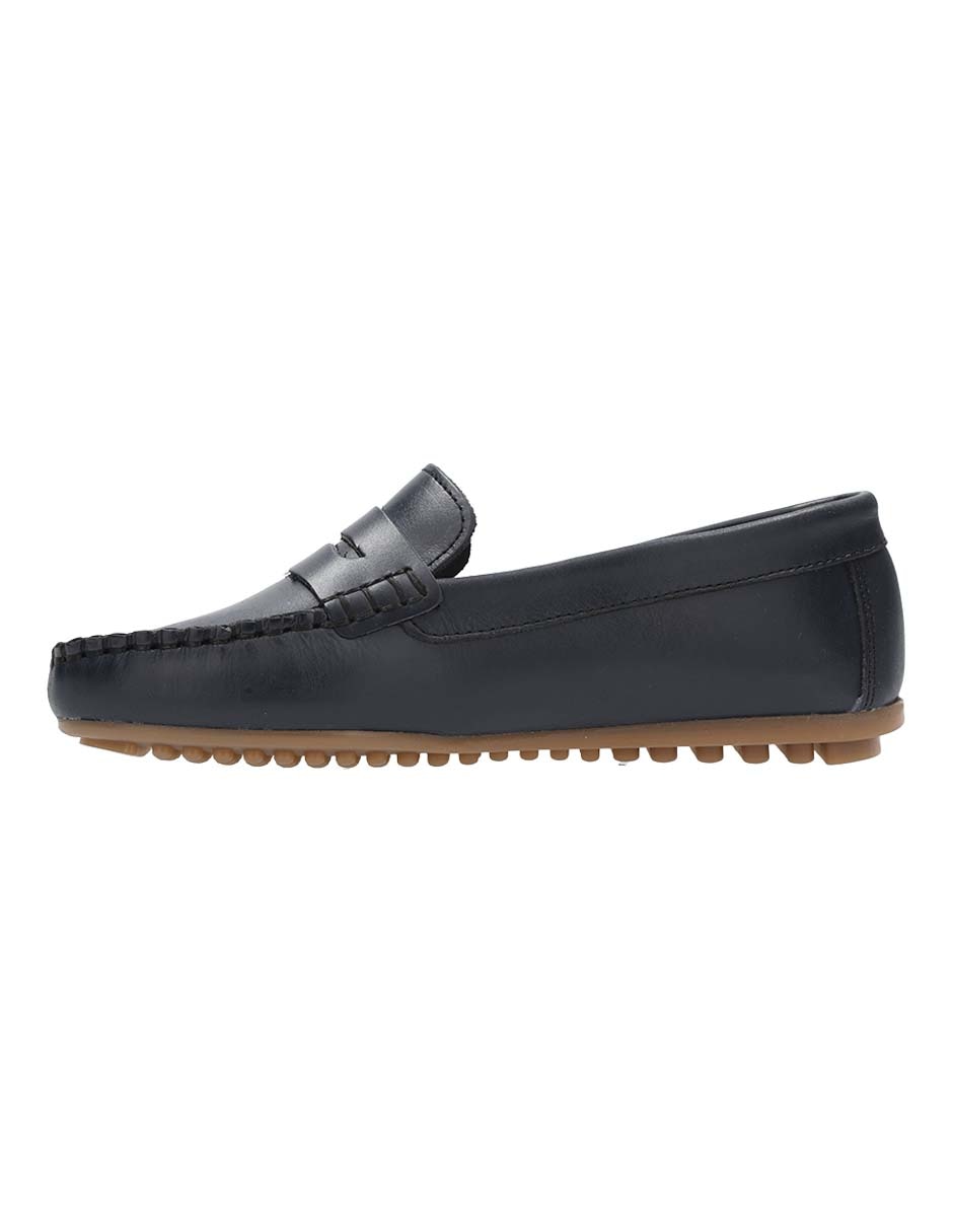 Zapato Pisamonas de piel para niño