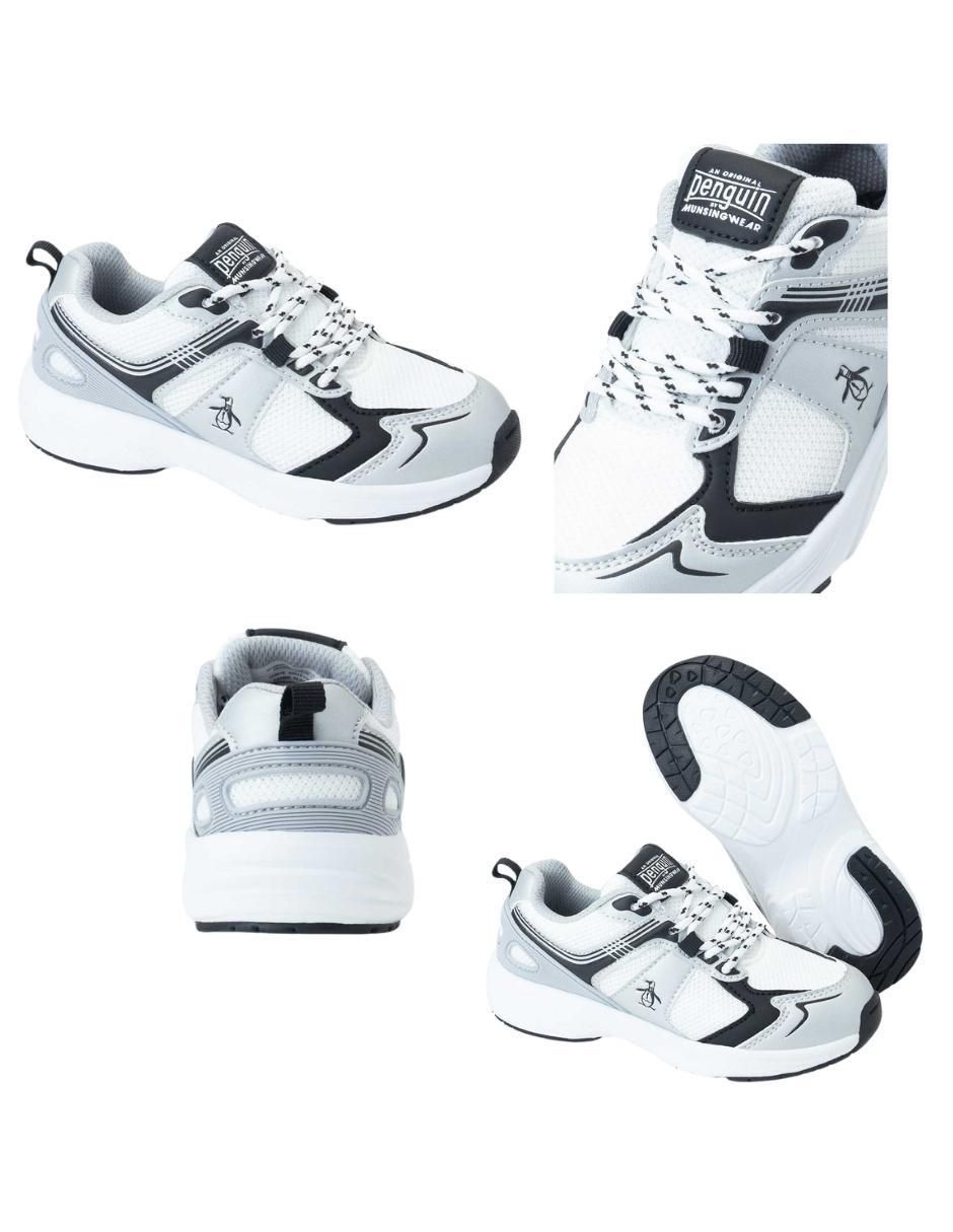 Tenis para niño Mesh Y Pu Leather 8