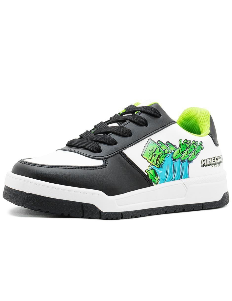 Tenis para niño Minecraft Zombie 4