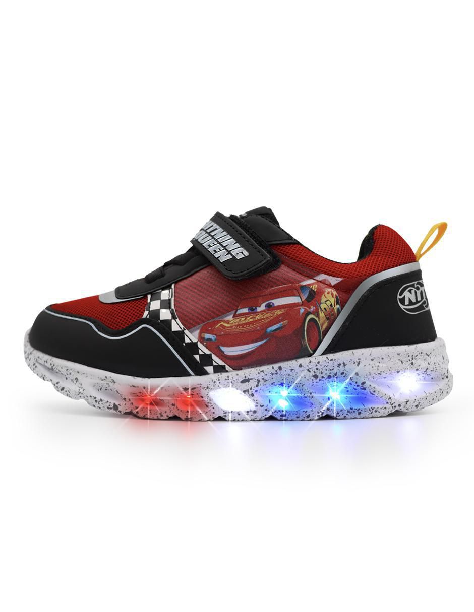 Tenis luz led para niño Rayo Mcqueen Tenis luz led para niño Rayo Mcqueen