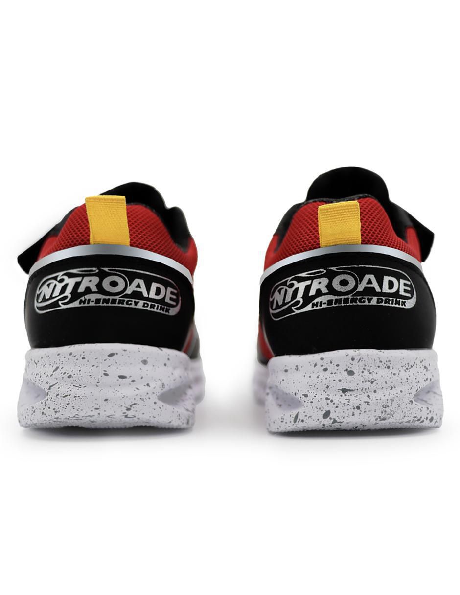 Tenis luz led para niño Rayo Mcqueen 4