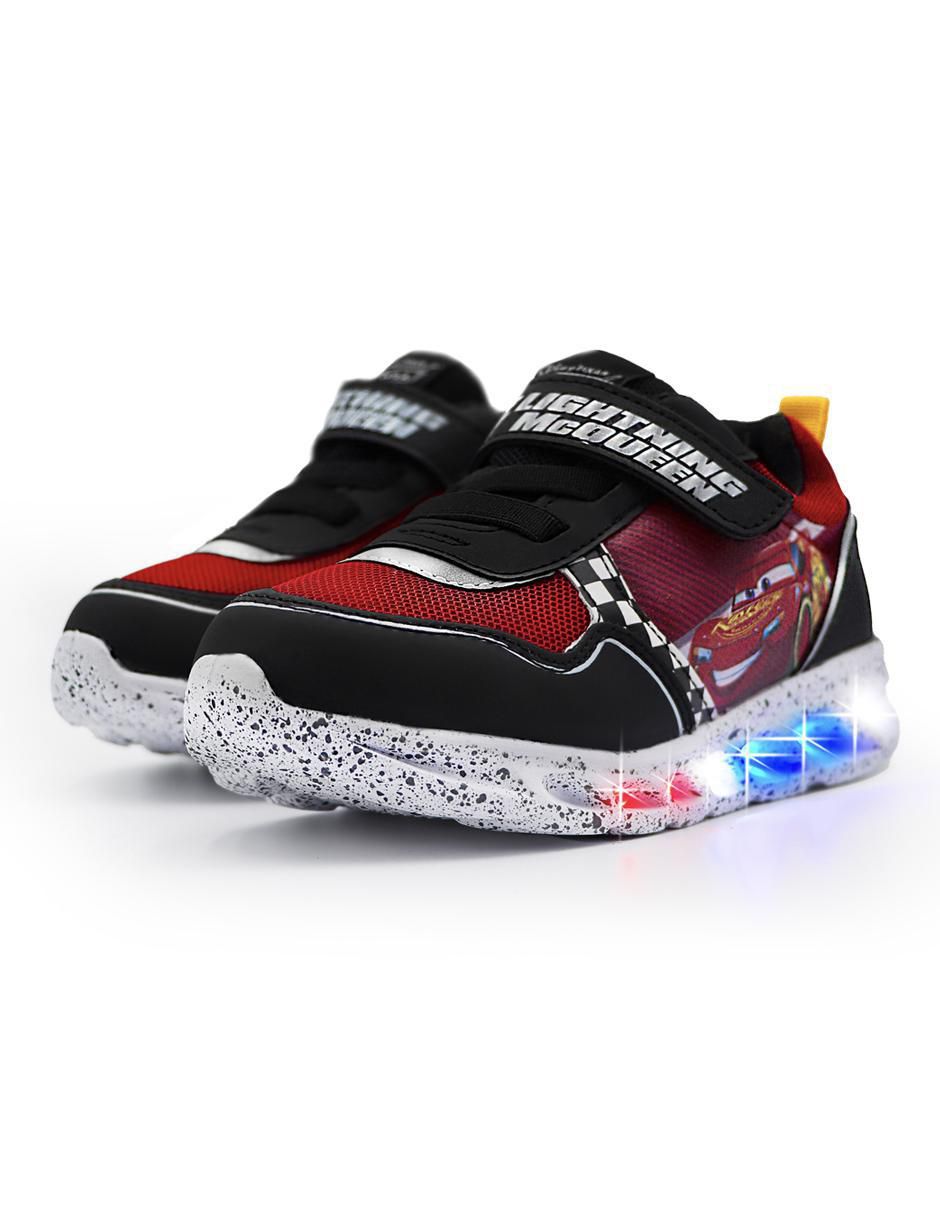 Tenis luz led para niño Rayo Mcqueen 5