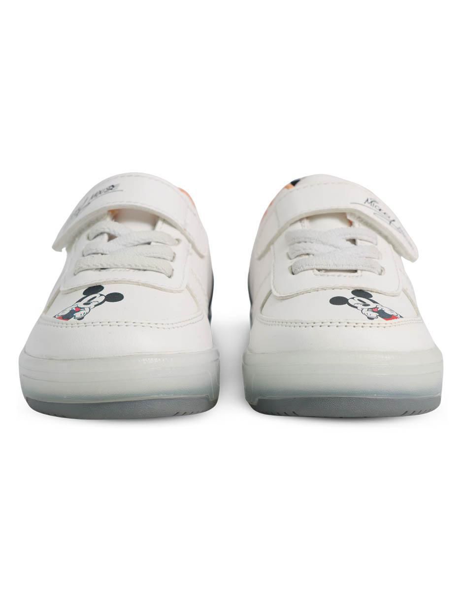 Tenis luz led para niño Mickey Mouse 2