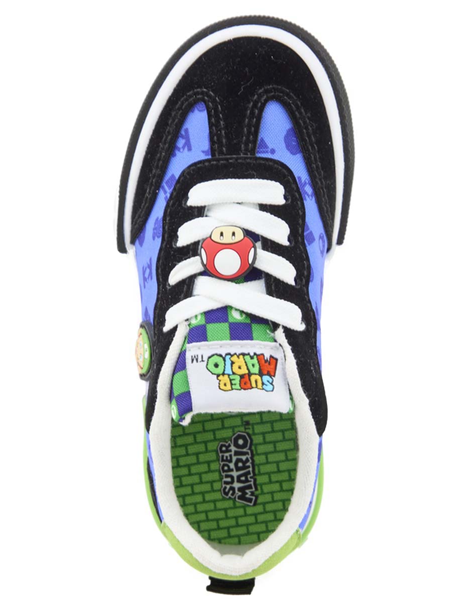 Tenis para niño Super Mario Luigi 5