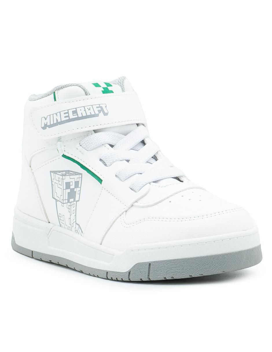 Tenis para niño Minecraft Back to School Creeper Tenis para niño Minecraft Back to School Creeper