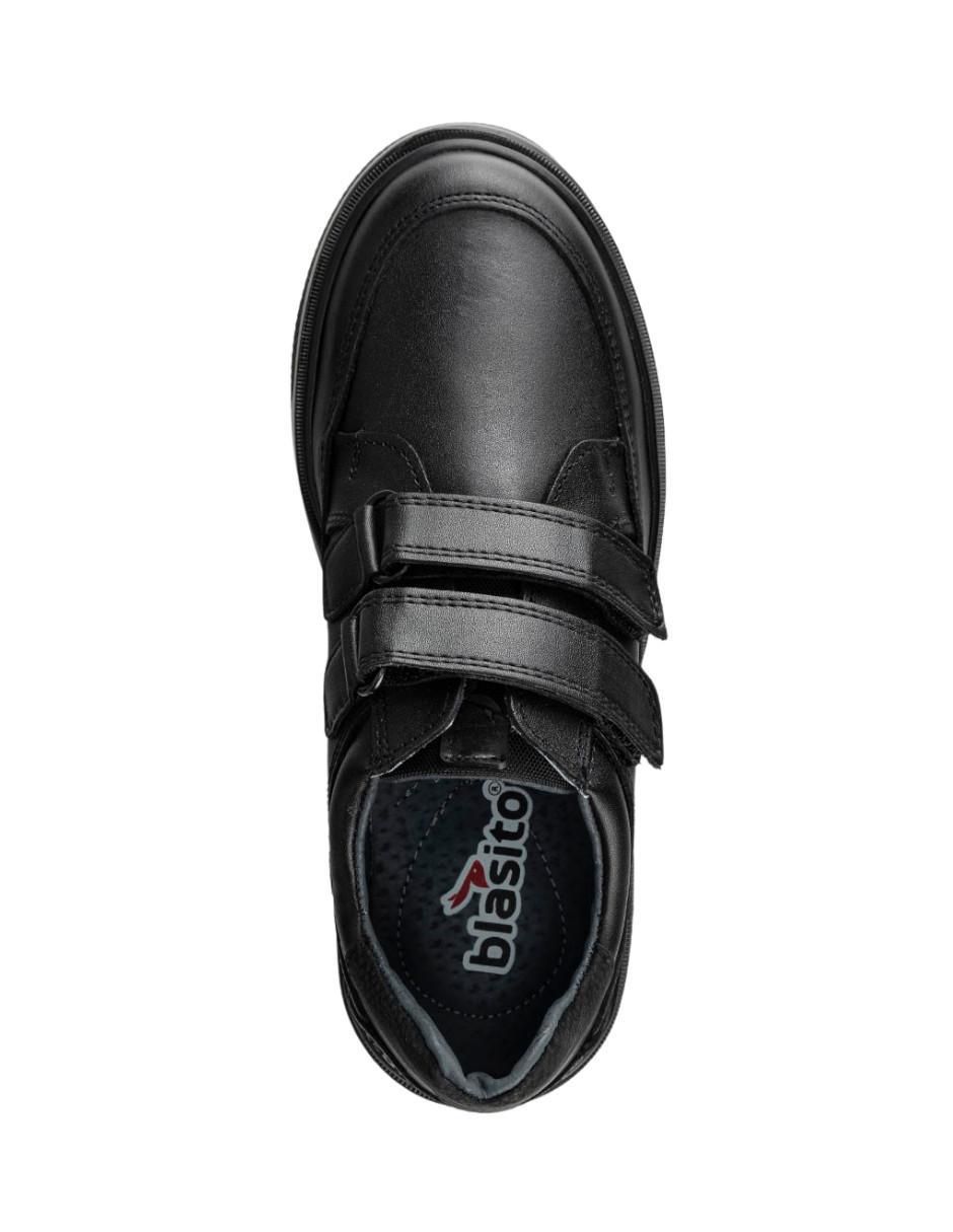 Zapato Back to School de piel para niño 4