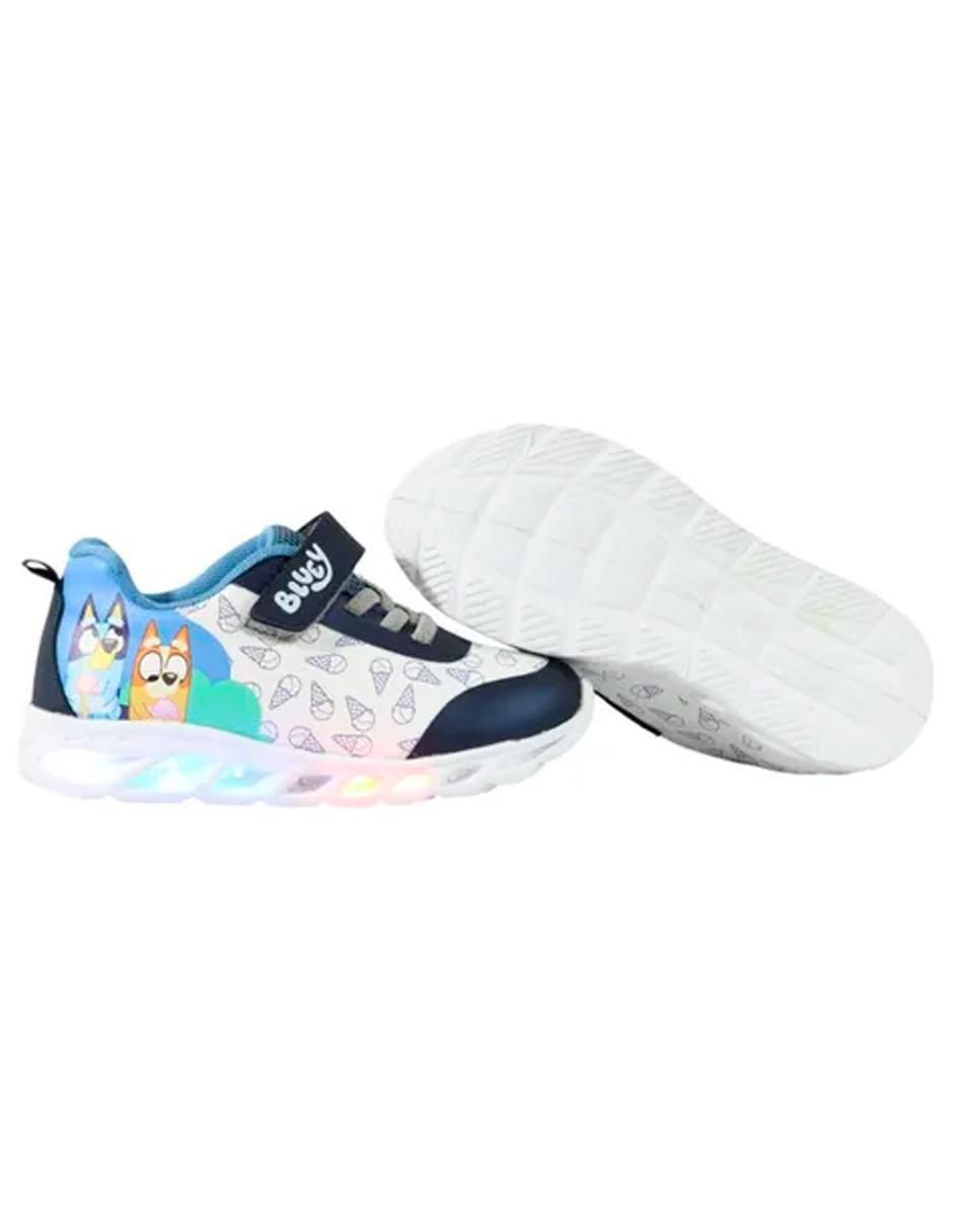 Tenis luz led para niño bebé Trop Bluey 3