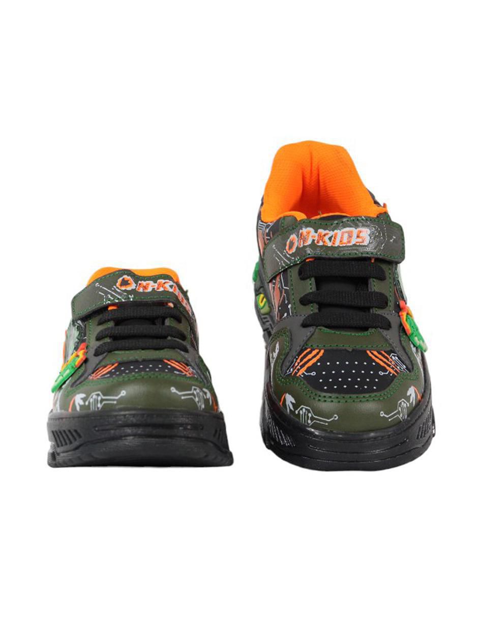 Tenis luz led para niño Dinosaurio Dino: Deluxe Xl 6