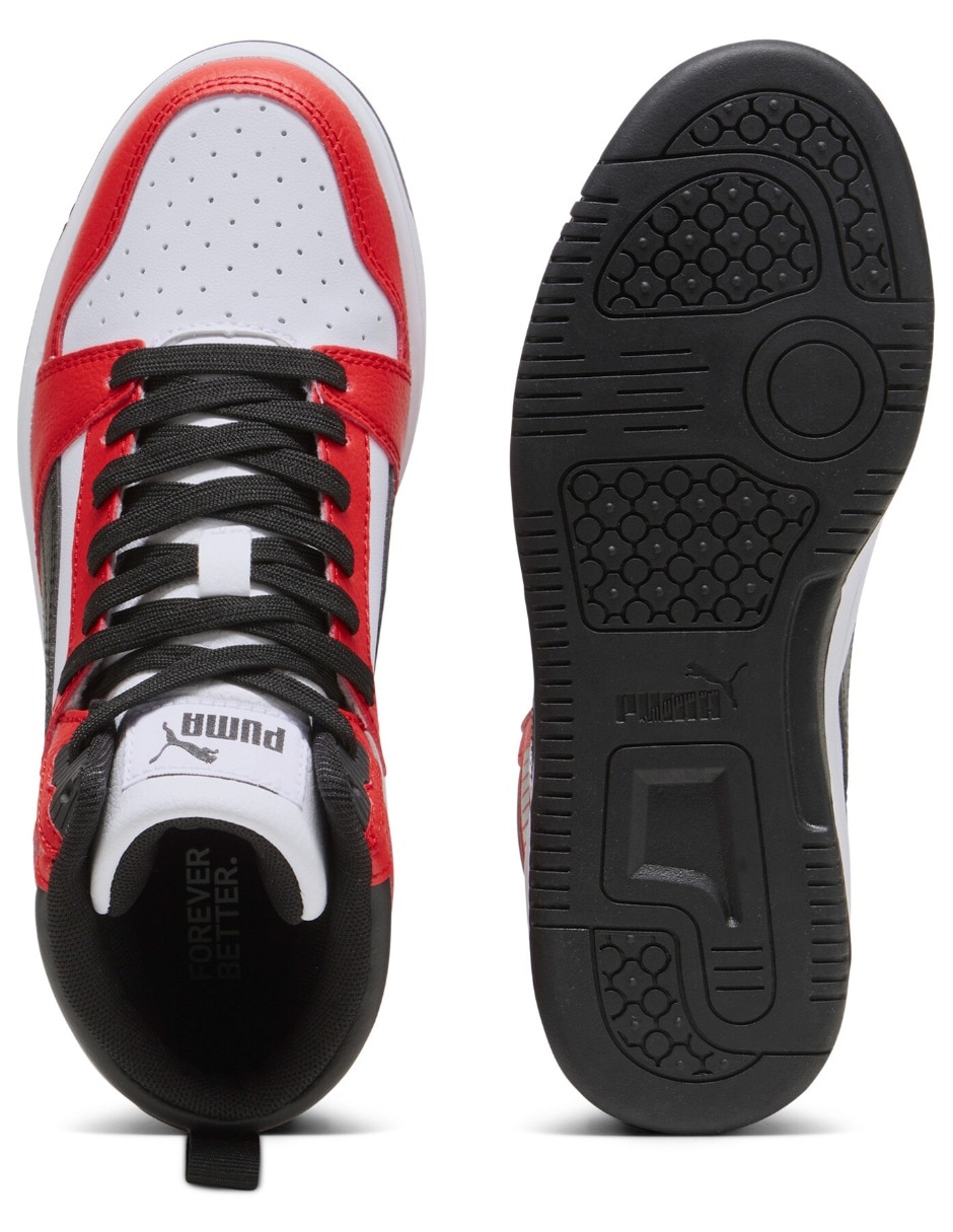 Tenis para niño Puma Rebound V6 Mid Jr 4
