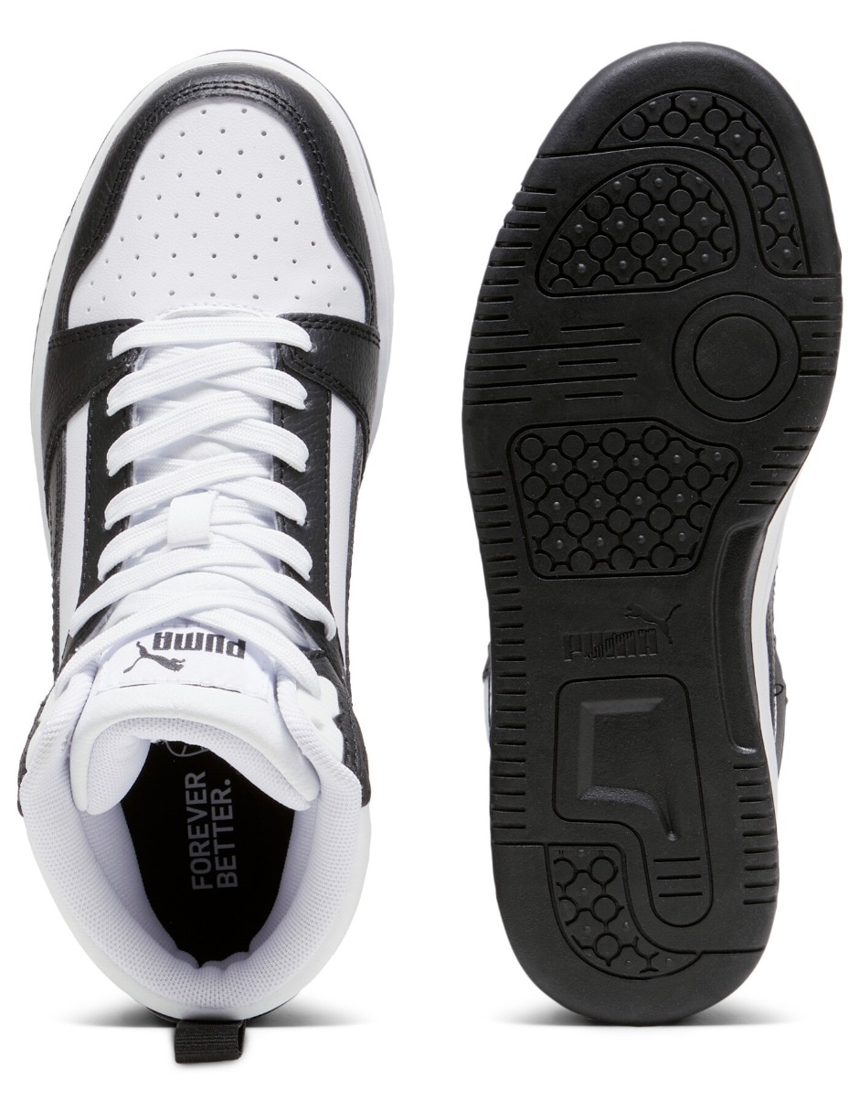 Tenis para niño Puma Rebound V6 Mid Jr 4