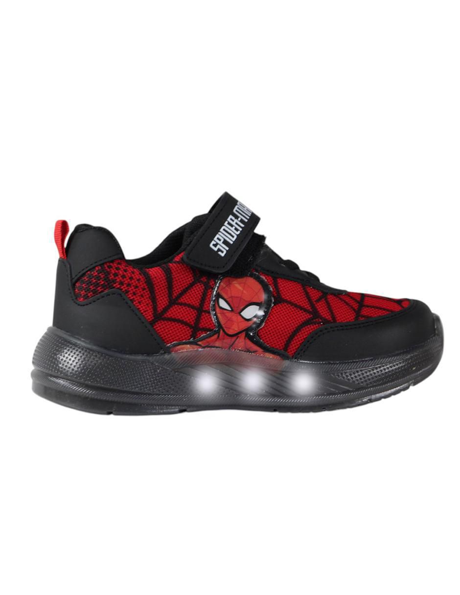 Tenis luz led para niño Marvel Marvel Spiderman