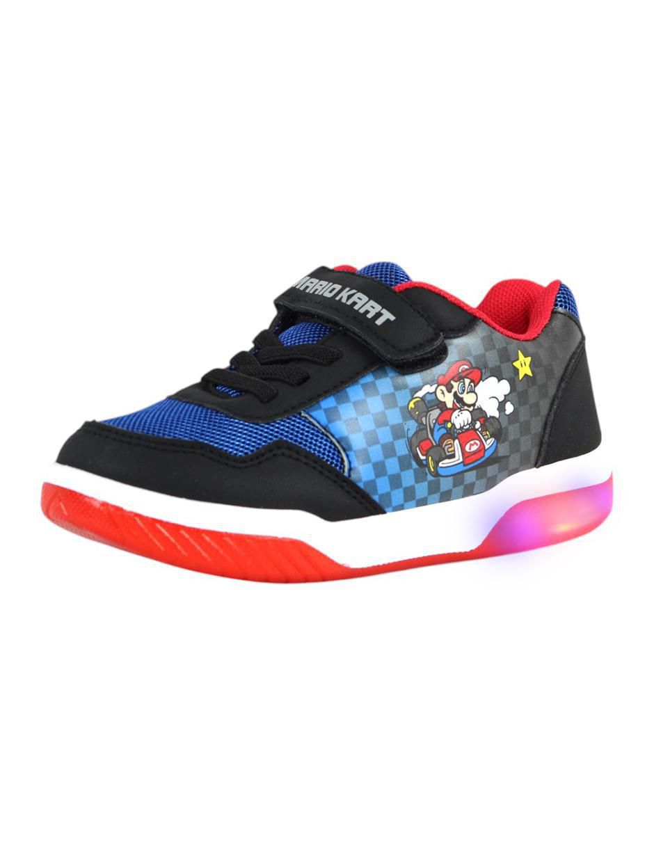 Tenis luz led para niño Nimtendo Mario Bros 3