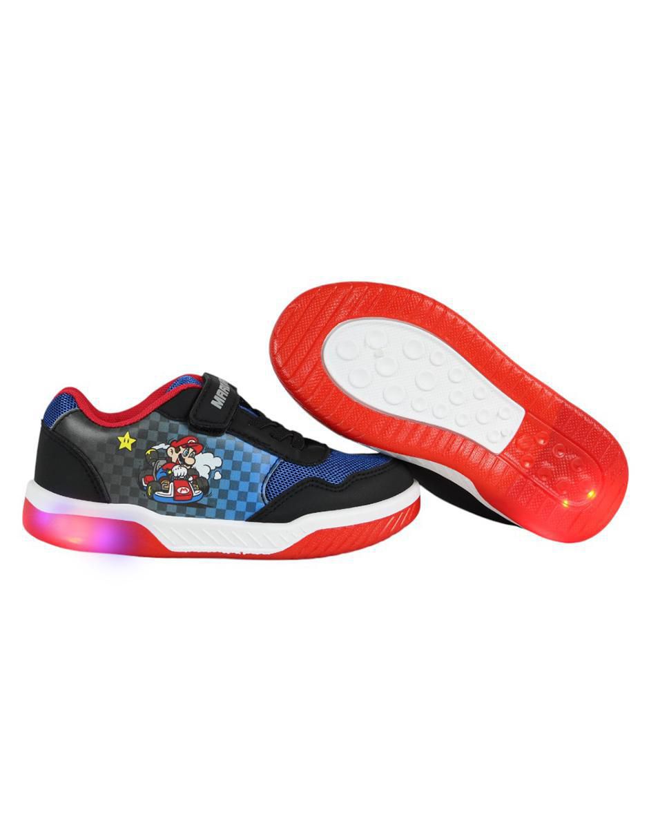 Tenis luz led para niño Nimtendo Mario Bros 5