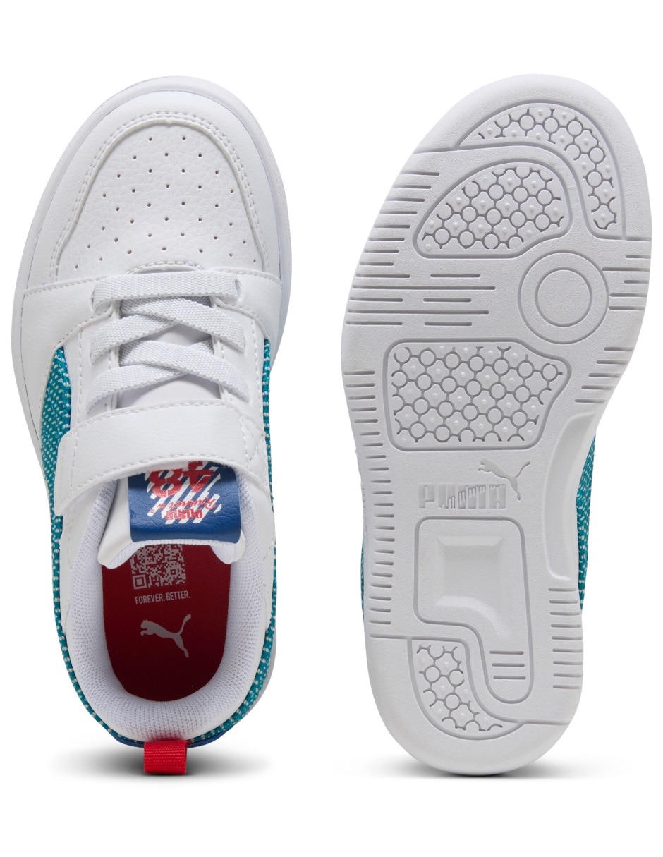 Tenis para niño Rebound V6 Lo Run Fun Ac Ps 4