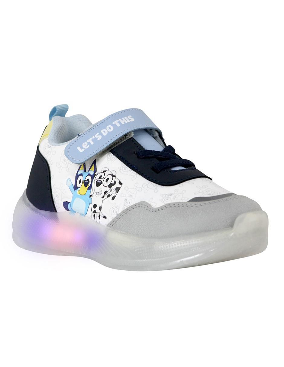 Tenis luz led para niño Bluey 2