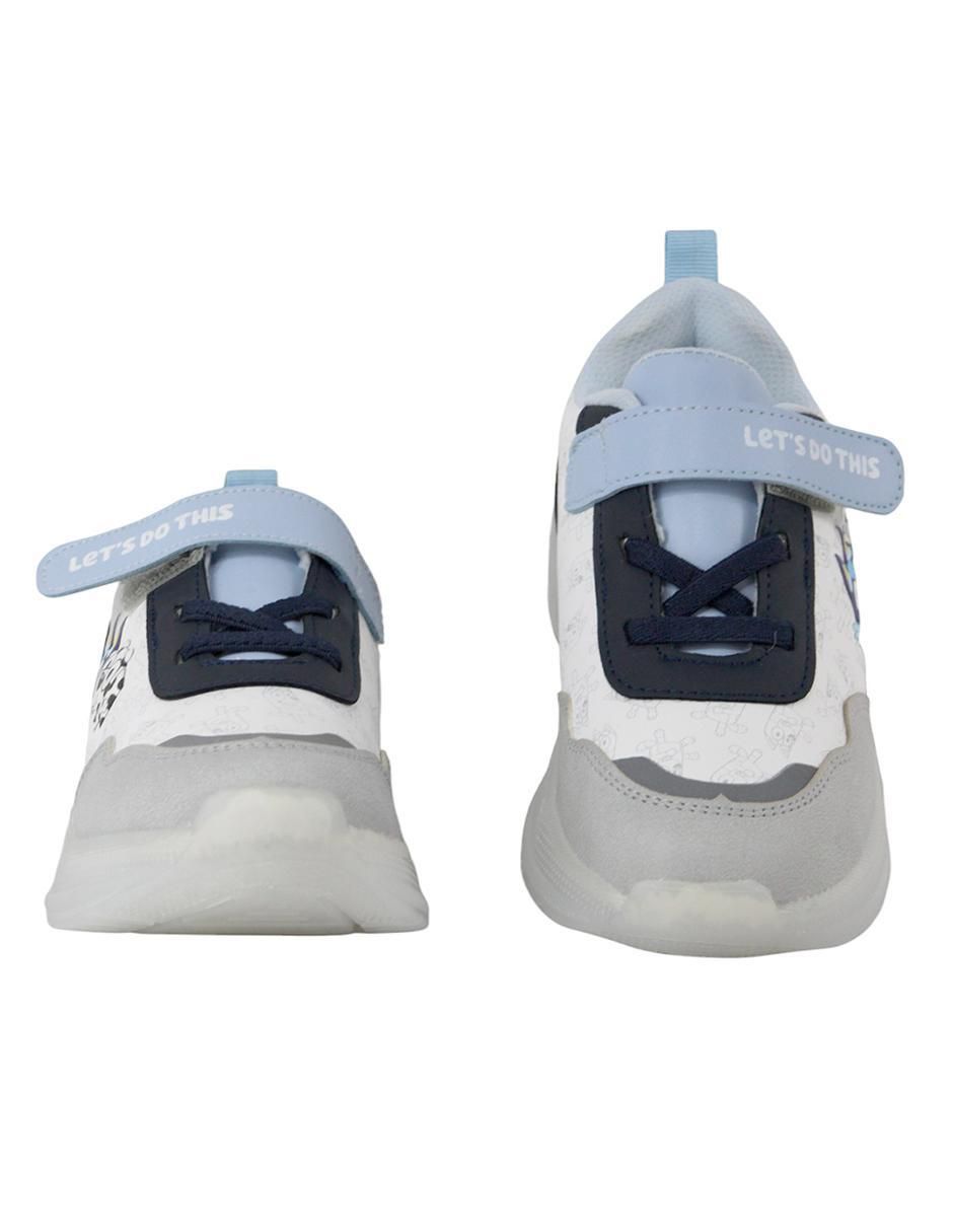 Tenis luz led para niño Bluey 3