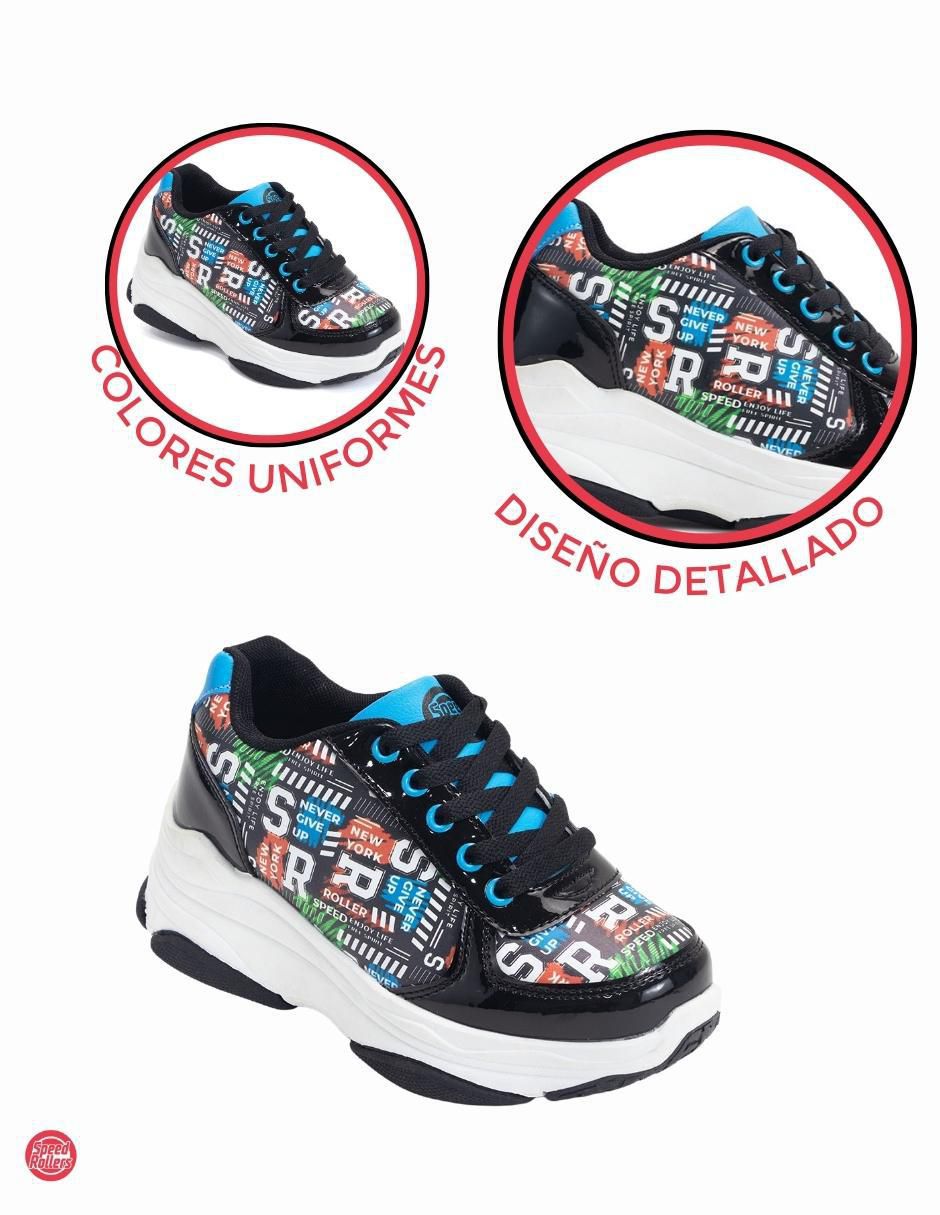 Tenis con ruedas para niño Street Skate 12