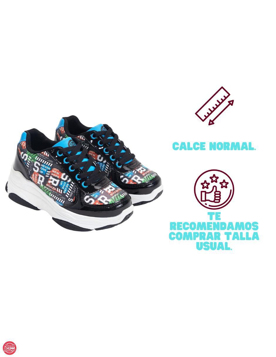 Tenis con ruedas para niño Street Skate 4